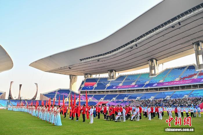 全国残特奥会田径赛事在广东奥林匹克体育中心